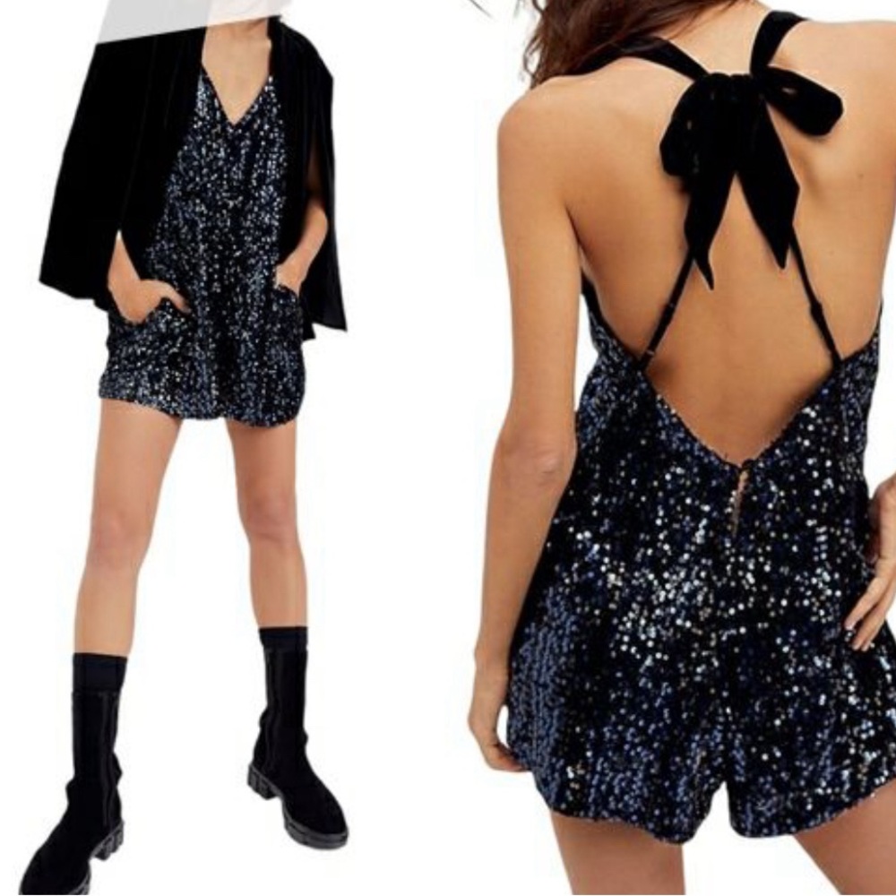 NWOT Free People Sequence Romper